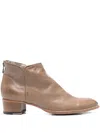Sturlini Firenze 40mm Zip-detail Block-heel Ankle Boots