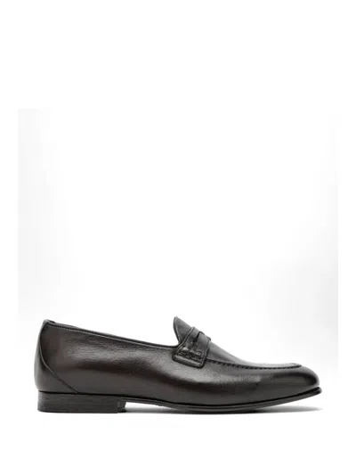 Sturlini Firenze Band Detail Loafers In Brown