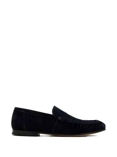 Sturlini Firenze Brenta Suede Loafers In Blue