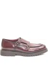 Sturlini Firenze Double-buckle Leather Shoes In Red