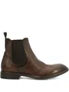 Sturlini Firenze Elastic-panel Leather Chelsea Boots In Brown