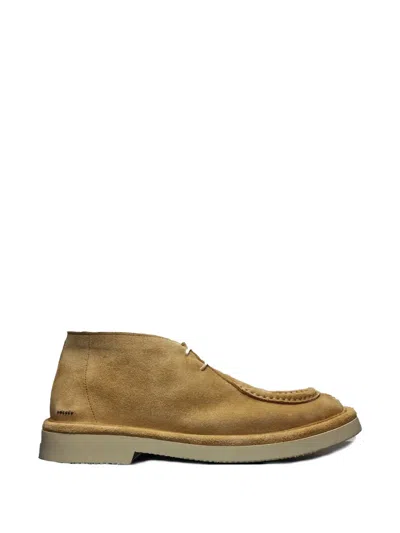 Sturlini Firenze Lace-up Desert Boots In Green