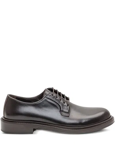Sturlini Firenze Leather Derby Shoes In ブラウン