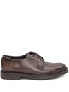 Sturlini Firenze Leather Lace-up Derby Shoes In Brown