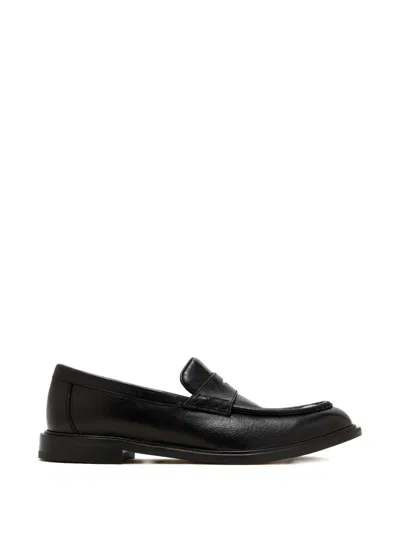 Sturlini Firenze Penny-slot Loafers In Black
