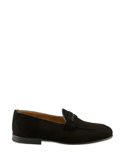 Sturlini Firenze Penny-slot Loafers In Black