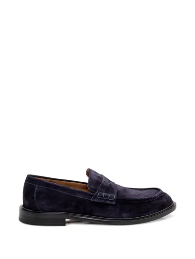 Sturlini Firenze Round-toe Penny Loafer In Blue