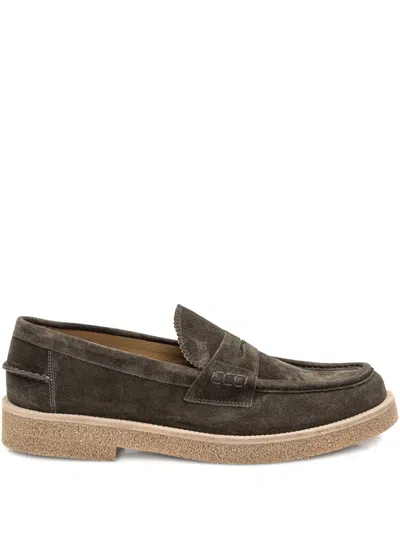 Sturlini Firenze Suede Loafers In ブラウン