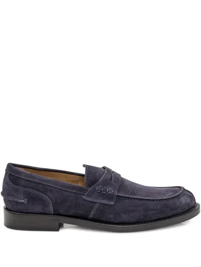Sturlini Firenze Suede Loafers In ブルー