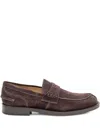 Sturlini Firenze Suede Loafers In ブラウン