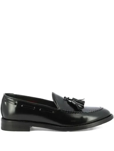 Sturlini Firenze Tassel-detail Leather Loafers In Black