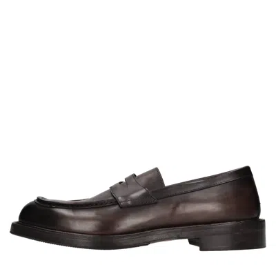 Sturlini Flat Shoes In Marrone Scuri