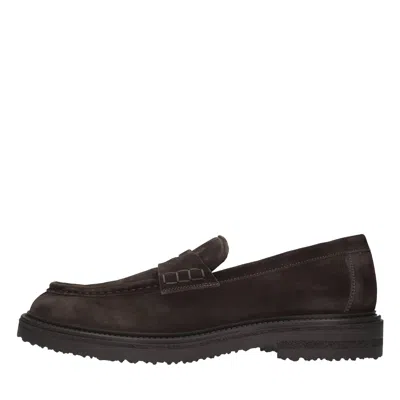 Sturlini Flat Shoes In Marrone Scuri