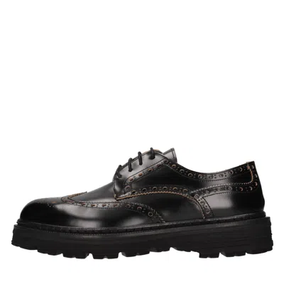 Sturlini Flat Shoes In Nero Scuri