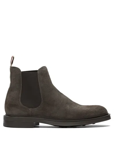 Sturlini Grey Rubber Ankle Boots In Gray
