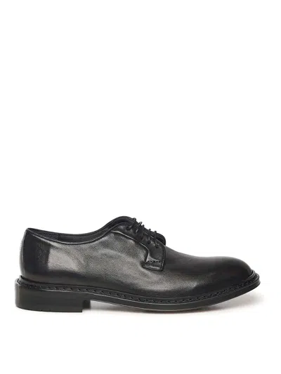 Sturlini Leather Lace-up Shoes In Black