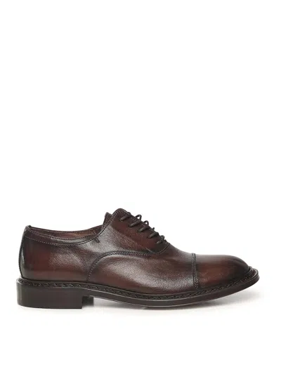 Sturlini Leather Lace-up Shoes In Brown