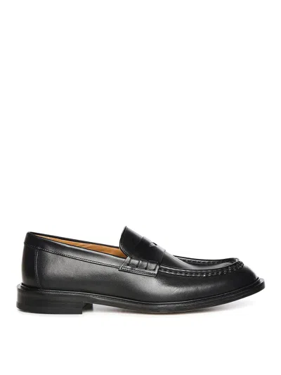 Sturlini Leather Loafers In Black