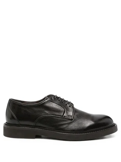 Sturlini Liri Derby In Leather In Brown