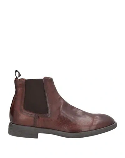 Sturlini Man Ankle Boots Brown Size 10 Leather