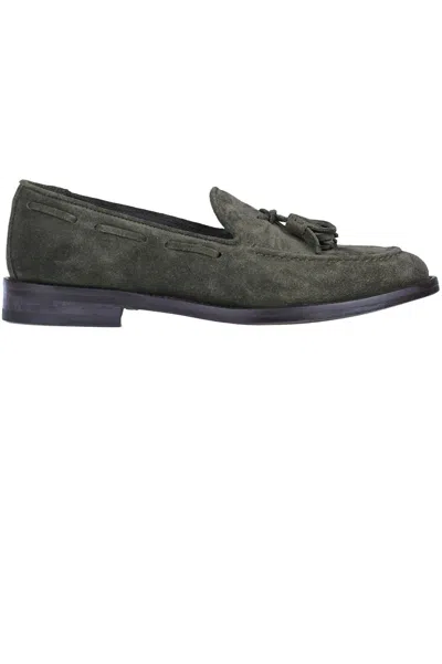 Sturlini Softy Mocassins In Olive Green
