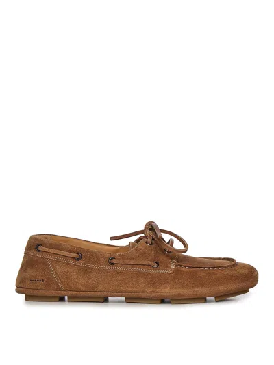 Sturlini Suede Loafers In Brown