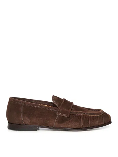 Sturlini Suede Loafers In Brown