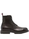 Sturlini Volga Lace-up Leather Boots Shoes In Brown
