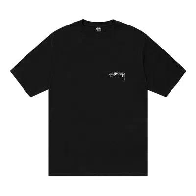Pre-owned Stussy 100% Pigment Dyed Tee 'black'