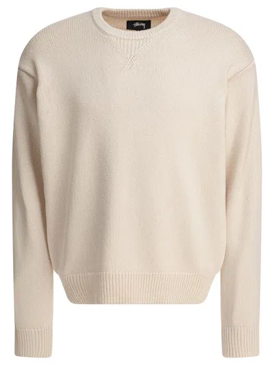 Stussy Handwritten Wool Sweater In Neutral