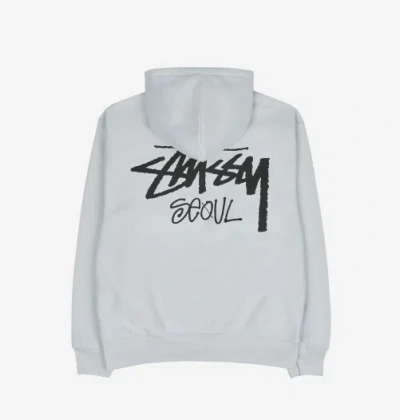 Pre-owned Stussy 2024  Stock Seoul Hood Fog, 100% Authentic In Gray