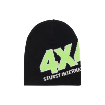 Pre-owned Stussy 4x4 Skullcap 'black' | Men's Size Onesize