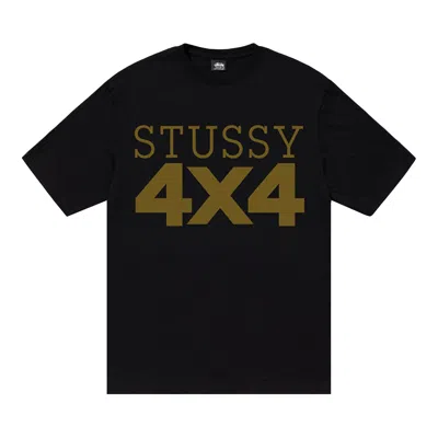 Pre-owned Stussy 4x4 Tee 'black'