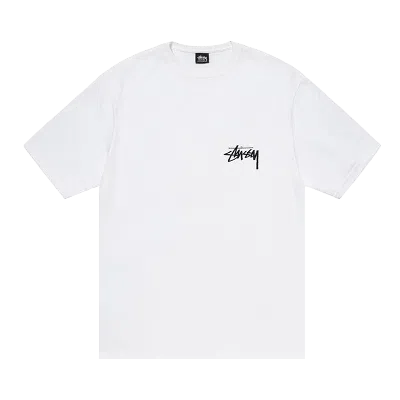 Pre-owned Stussy 8 Ball Fade Tee 'white'