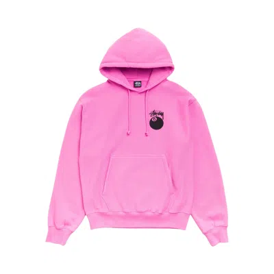Pre-owned Stussy 8 Ball Hoodie Garment Dyed 'pink' | Men's Size M