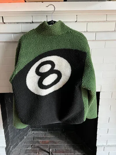 Pre-owned Stussy 8 Ball Jacket In Green