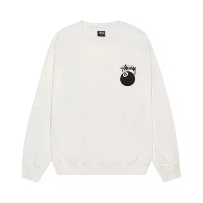 Pre-owned Stussy 8 Ball Pigment Dyed Crew 'natural 2' | Tan | Men's Size Onesize In Brown