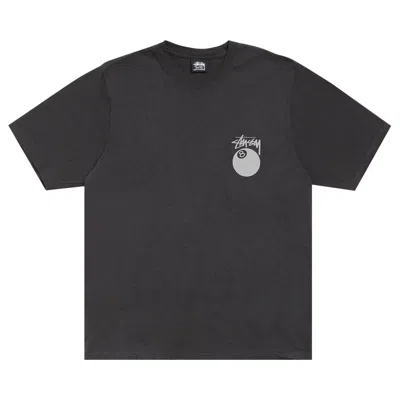 Pre-owned Stussy 8 Ball Tee Pigment Dyed 'faded Black' | Men's Size S