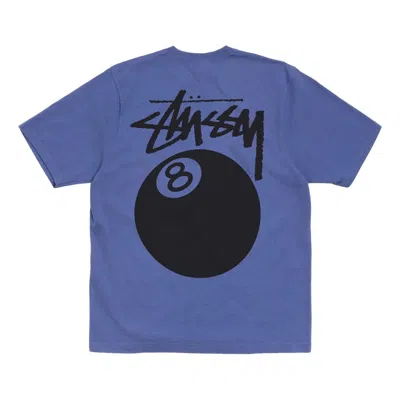 Stussy 8 Ball T-shirt Pigment Dyed 'indigo'