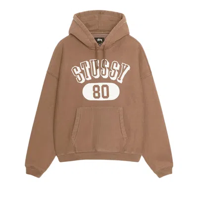 Pre-owned Stussy 80 Relaxed Hoodie 'brown' | Men's Size L