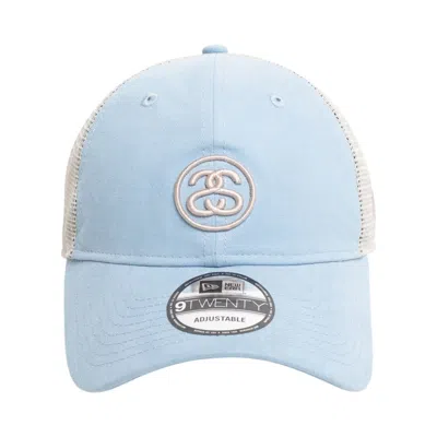 Pre-owned Stussy 9twenty Ss Link Trucker 'blue' | Men's Size Onesize