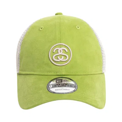 Pre-owned Stussy 9twenty Ss Link Trucker 'lime Green' | Men's Size Onesize