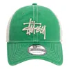 Stussy 9twenty Washed Basic Trucker 'green'