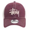 Stussy 9twenty Washed Basic Trucker 'maroon'