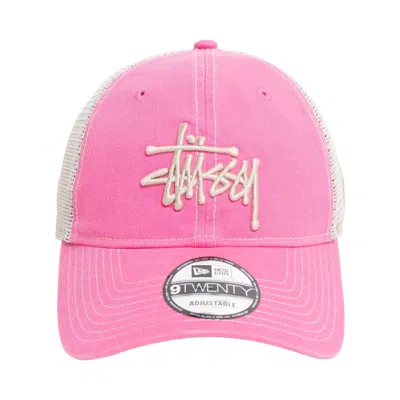 Pre-owned Stussy 9twenty Washed Basic Trucker 'pink' | Men's Size Onesize