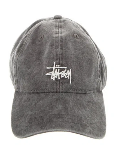 Pre-owned Stussy Acid Washed Cap In Gray