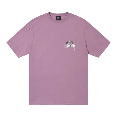 Pre-owned Stussy Angel Tee 'orchid' In Purple