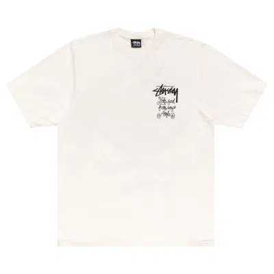 Pre-owned Stussy Any Angle Tee Pigment Dyed 'natural' | Cream | Men's Size Xxl In White