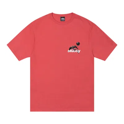 Pre-owned Stussy Apocalypse T-shirt 'pepper' In Red