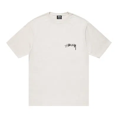 Pre-owned Stussy Arachnid Pigment Dyed Tee 'natural' In White